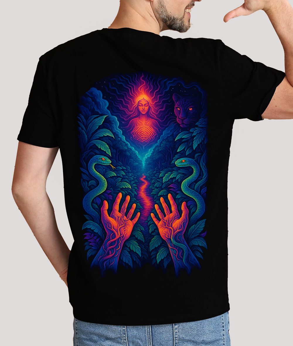 Ayahuasca Spirit T-Shirt – Rückansicht