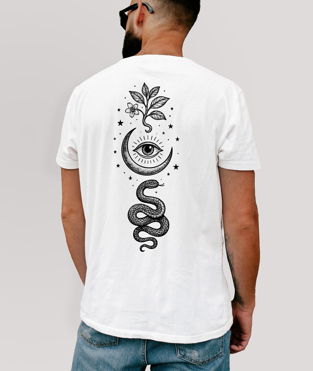 Ayahuasca Spirit T-Shirt – Motiv Nahaufnahme