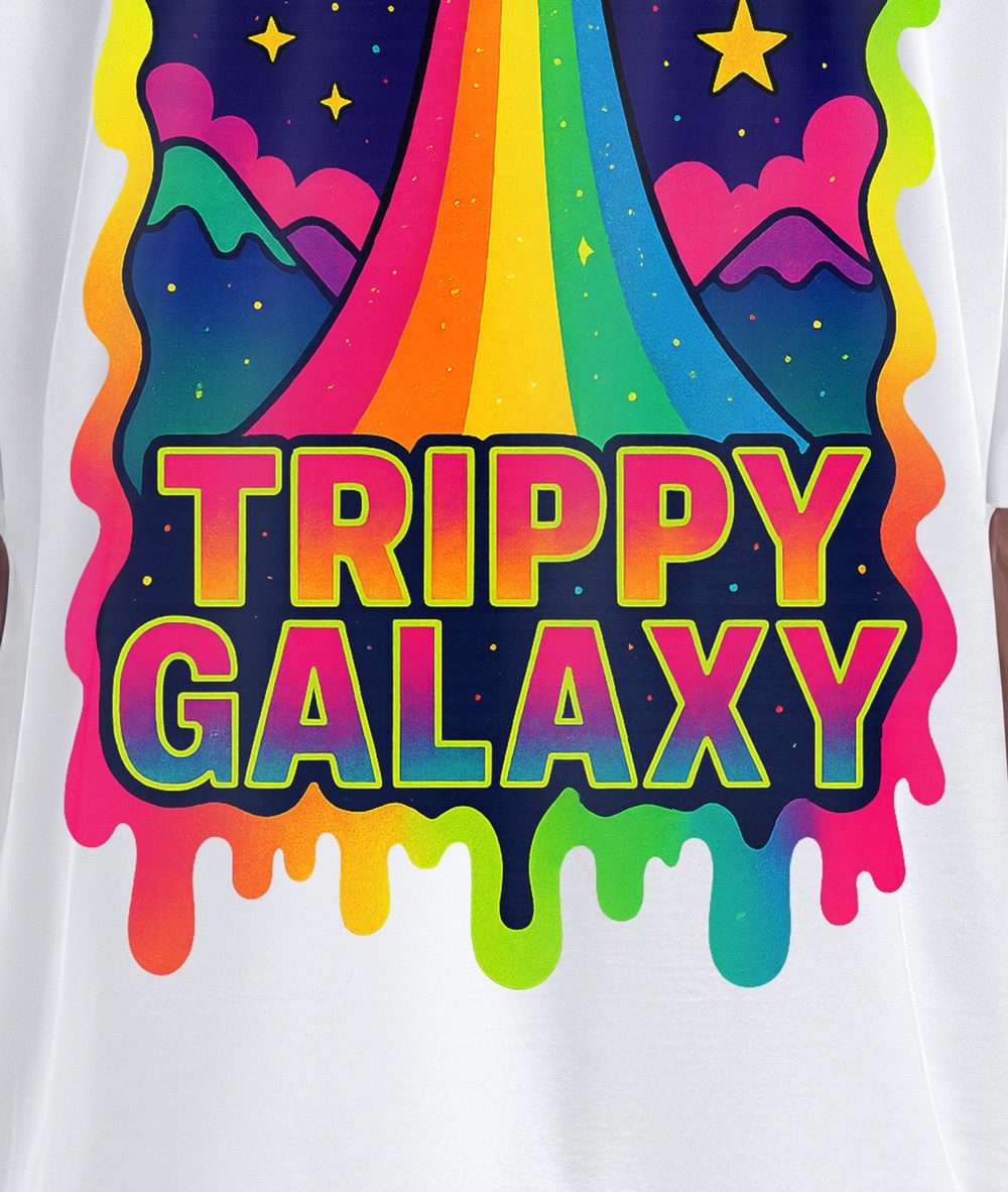 Galactic Drip T-Shirt – Motiv Nahaufnahme