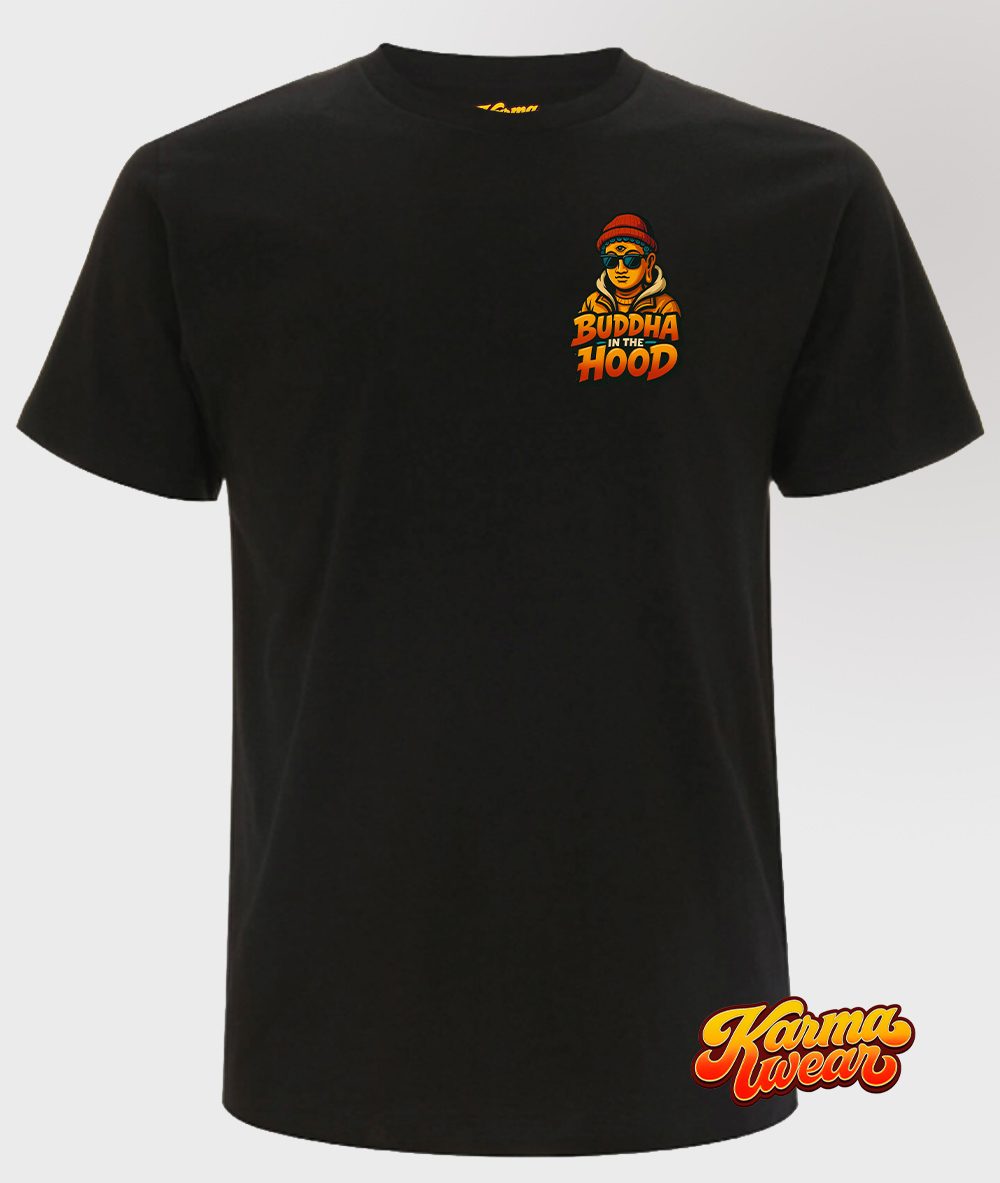 Buddha in the Hood T-Shirt – Frontansicht