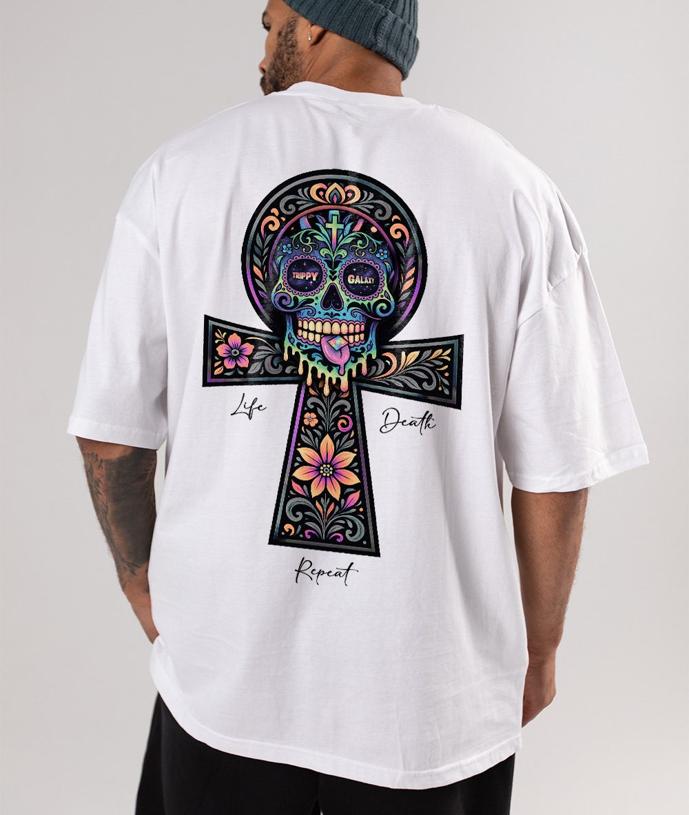 Muerte Eterna – T-Shirt [Trippy Galaxy] - Back