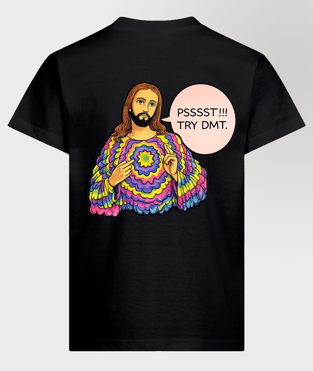 Pssst!!! Try DMT - T-Shirt Produktbild - Back